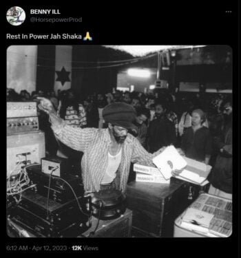 Murió Jah Shaka, amigos cercanos confirman la noticia