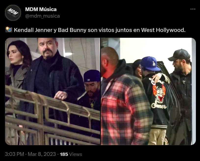 The old relationships of Bad Bunny and Kendall Jenner