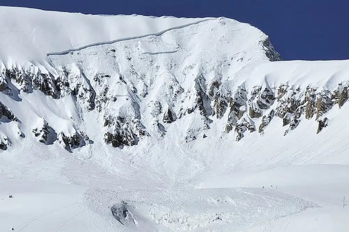 One skier killed and two escaped a large avalanche in Colorado
