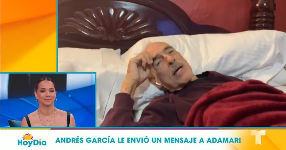 What was Andrés García's message to Adamari López?
