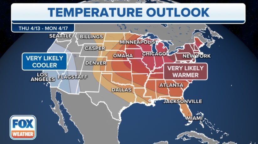 Americans will face severe temperatures and heat
