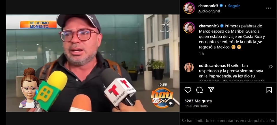 Sad and defeated, Marco breaks down in tears in front of the cameras
