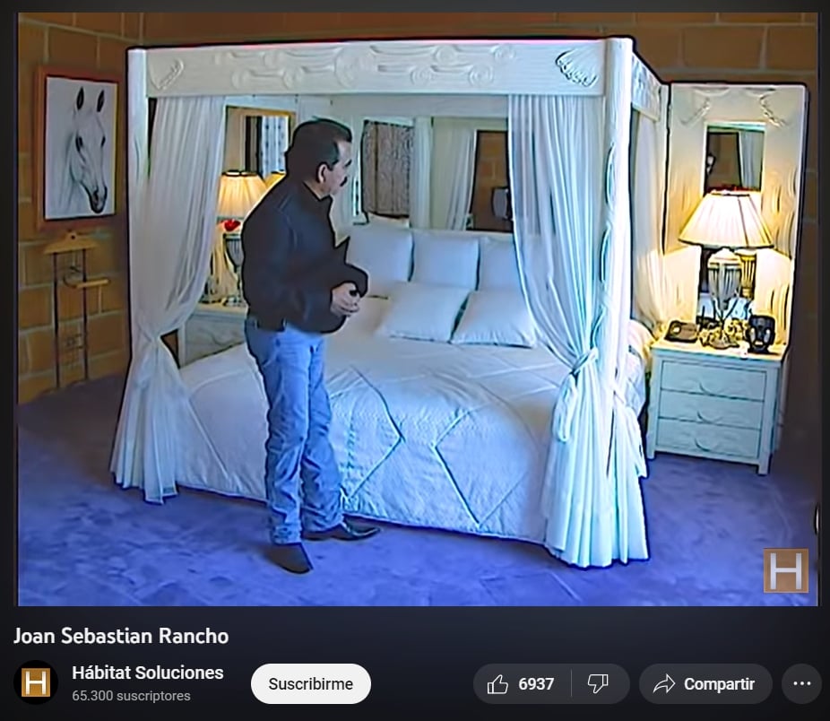 Joan Sebastian shows the ranch he left as an inheritance to Julián Figueroa