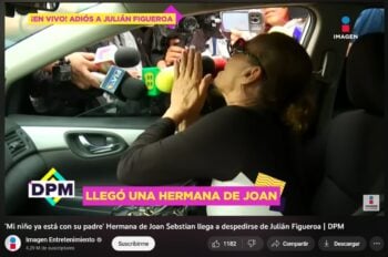 Tíos de Julián Figueroa devastados por su muerte, Rosa recuerda la canción que le hizo Joan a su hijo