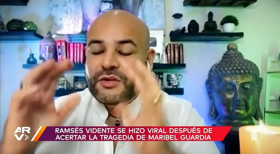 Ramses Vidente asegura que no busca lucrar con la premonición hecha sobre la actriz