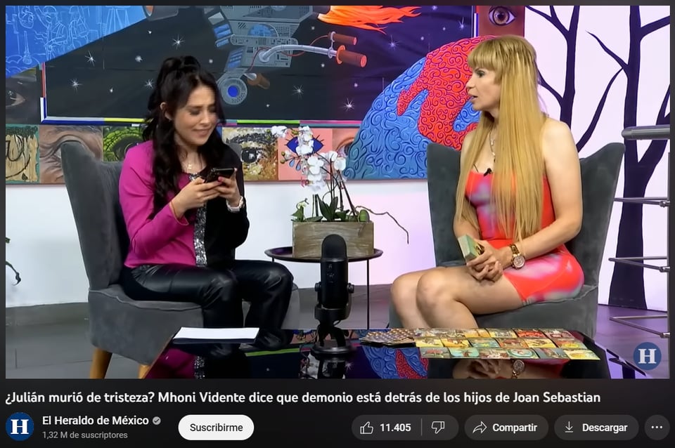 Mhoni Vidente le lanza advertencia al hermano de Julián Figueroa