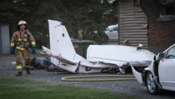 Avión pequeño se estrelló al sur de Montreal