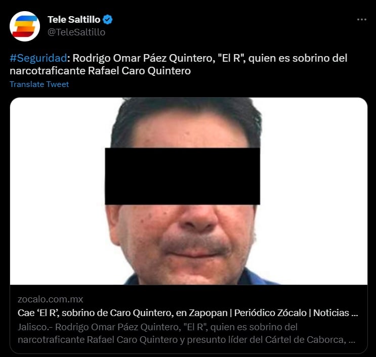 Rodrigo Páez buscaba reconstruir el legado de Caro Quintero