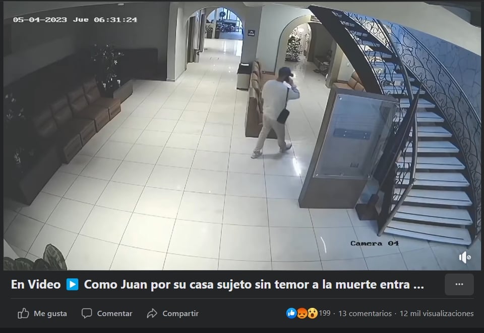Thief breaks into funeral and assaults relatives in Morelia, Mexico