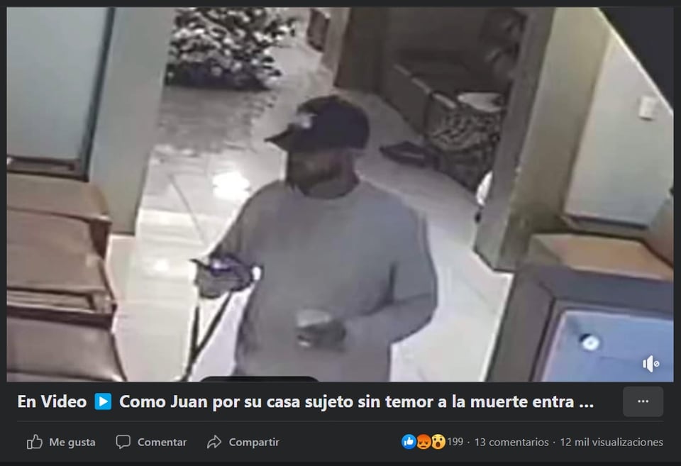 The thief at the funeral in Morelia, Mexico, took several valuables from the deceased