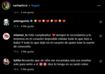 Seguidores recuerdan al actor y reaccionan a las fotos