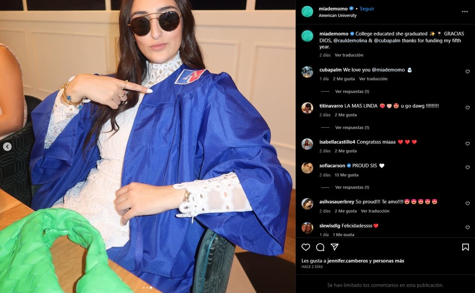 Raúl de Molina festeja la graduación de su hija, ¿De qué se graduó?