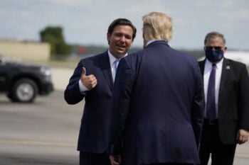 Ron DeSantis responde a ataques de Trump, ¿El expresidente se está moviendo a la izquierda?