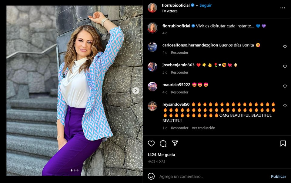 Estas son las declaraciones de Flor Rubio