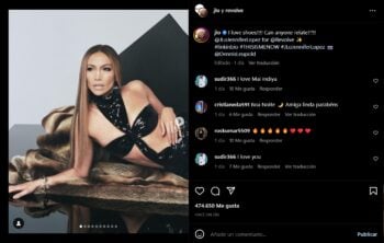 Jennifer López luce conjuntos negros en Instagram