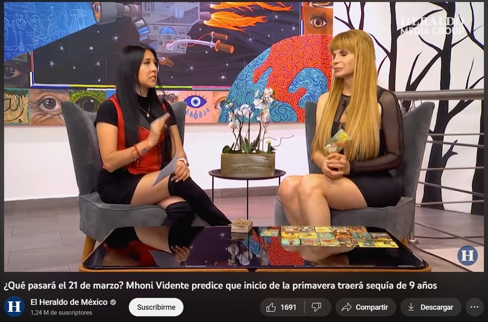 Mhoni reveals the months "cabalistic" for Mexico