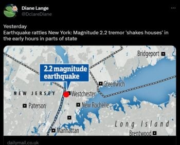 Terremoto en Nueva York y Nueva Jersey provoca el pánico en la madrugada