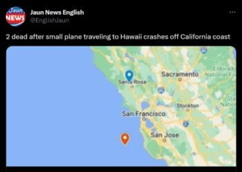Avioneta cae en vuelo de California a Hawái, los fallecidos eran los únicos en el avión