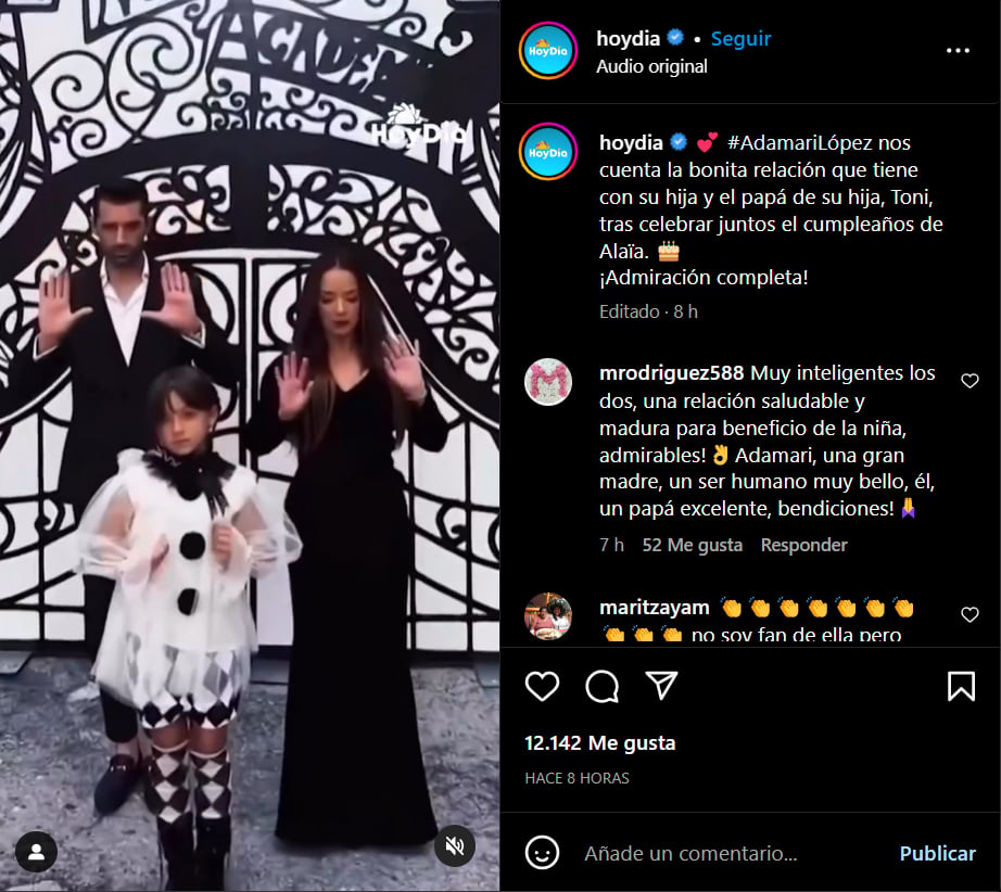 Adamari presume con orgullo la coreografía que hizo con Toni junto a Alaïa