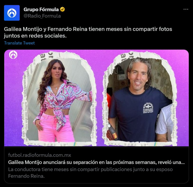 Las posibles señales de su próxima separación
