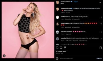 Ella es Anna Kournikova, esposa de Enrique Iglesias