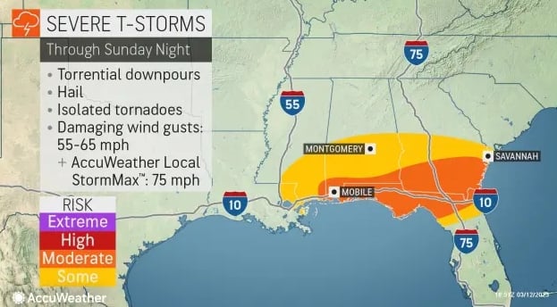 Las tormentas pueden disminuir de potencia