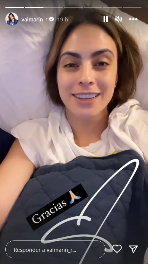 Valeria Marín comparte una historia sana en casa