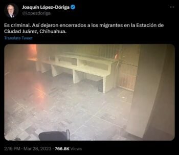 Usuarios reaccionan al video de migrantes encerrados en Juárez