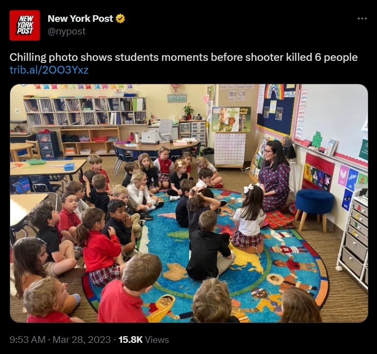 Last photo released before Nashville school shooting