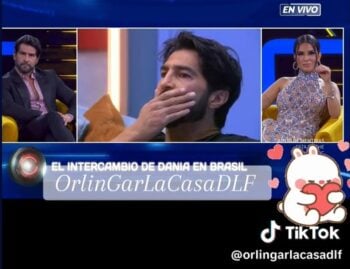 Arturo Carmona se sintió celoso mientras Dania estaba en Big Brother Brasil