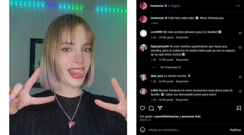 Usuarios le dan el pésame a Imelda Garza en redes