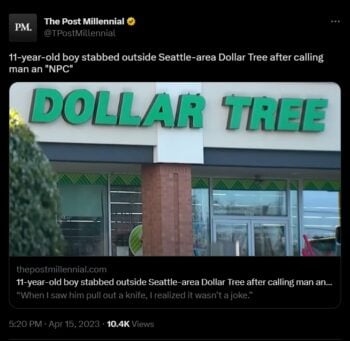 Niño de 11 años es apuñalado afuera de Dollar Tree en Seattle