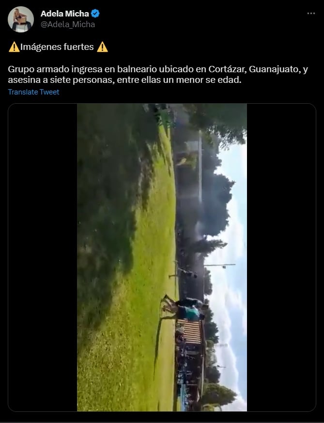 Tiroteo en balneario de Guanajuato deja 7 muertos