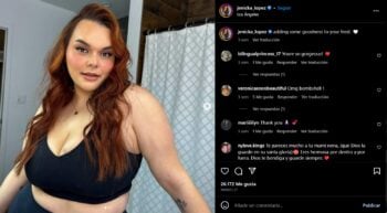 La influencer tiene un canal de YouTube