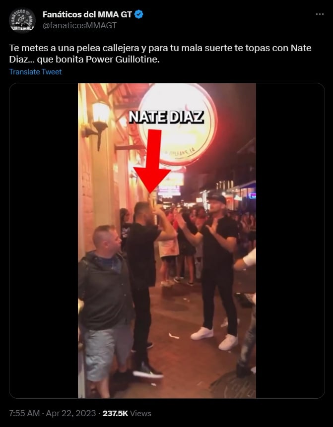 Emiten orden de arresto por agresión en contra de Nate Diaz