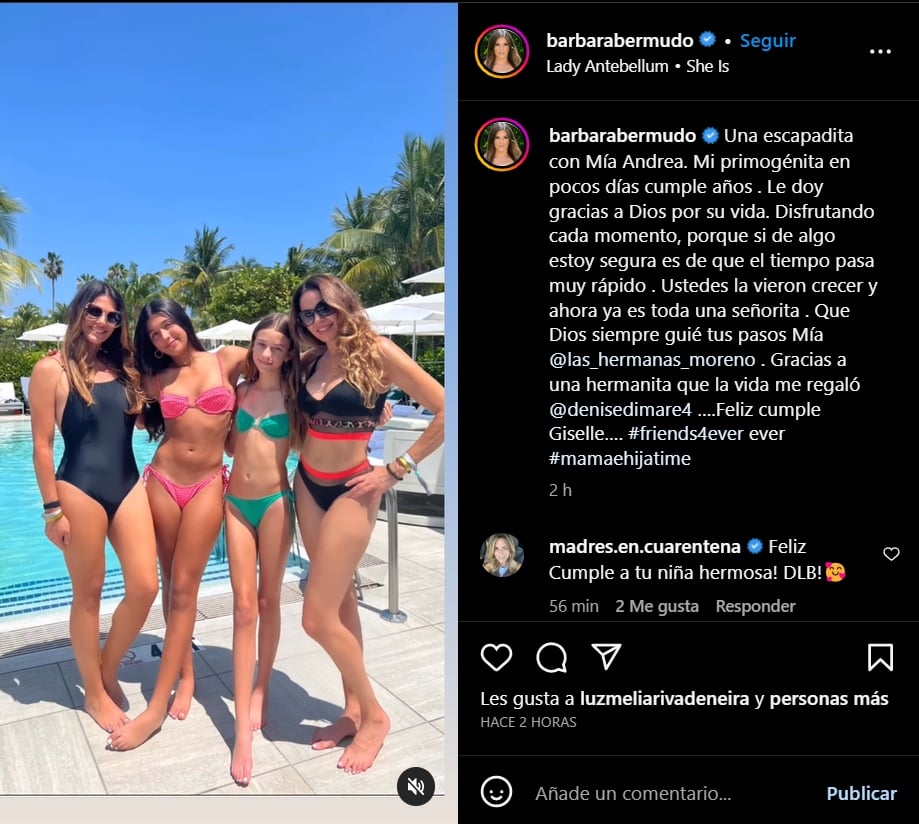 Bárbara Bermudo usa sensual bikini en redes