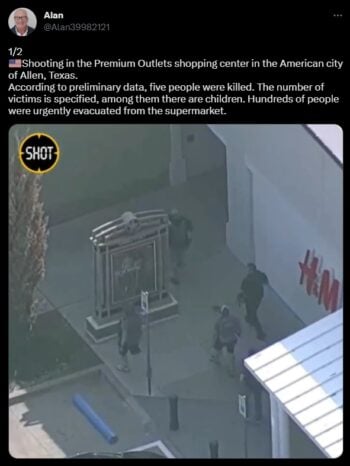 El tirador fue neutralizado rápidamente
