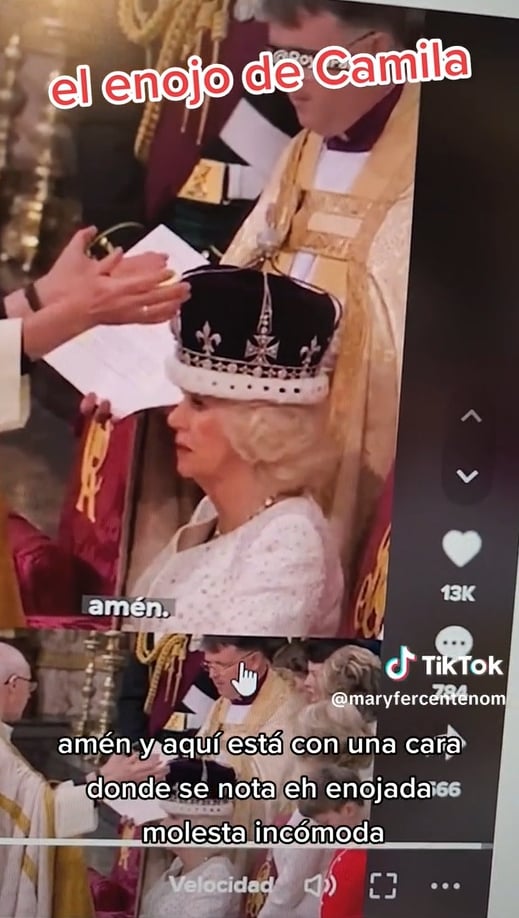 The "Funny" of Camilla and her anger in full coronation