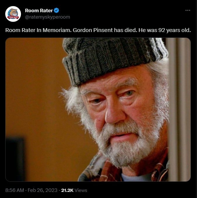 La trayectoria de Gordon Pinsent