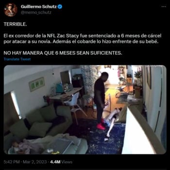 El arresto de Zac Stacy ocurrió a finales de 2021