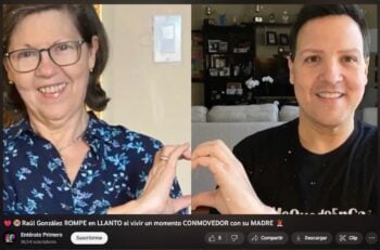 Raúl felicita a Doña Estrella con profundas palabras