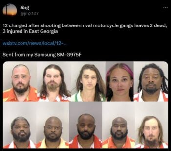 Tiroteo en evento de motociclistas en Georgia deja saldo mortal