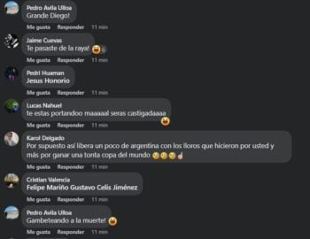 Users react to the hacker's post