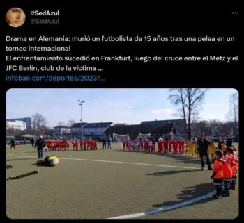 Al joven lo mantuvieron con vida con soporte vital