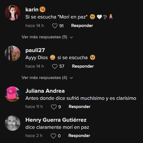 Usuarios se muestran aterrados en los comentarios