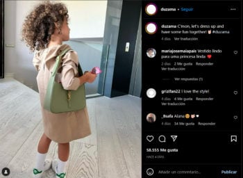 La hija de Cristiano Ronaldo, Alana, luce un outfit caro
