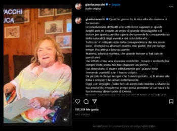 Gianluca Vacchi se encuentra mal por la muerte de su madre