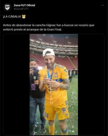 Did a Tigres player do witchcraft to win the final against Chivas?