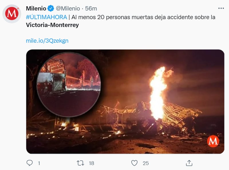 Choque autobús Monterrey