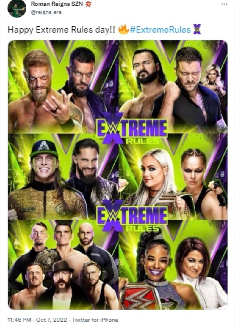 Una noche espectacular en Extreme Rules de la WWE